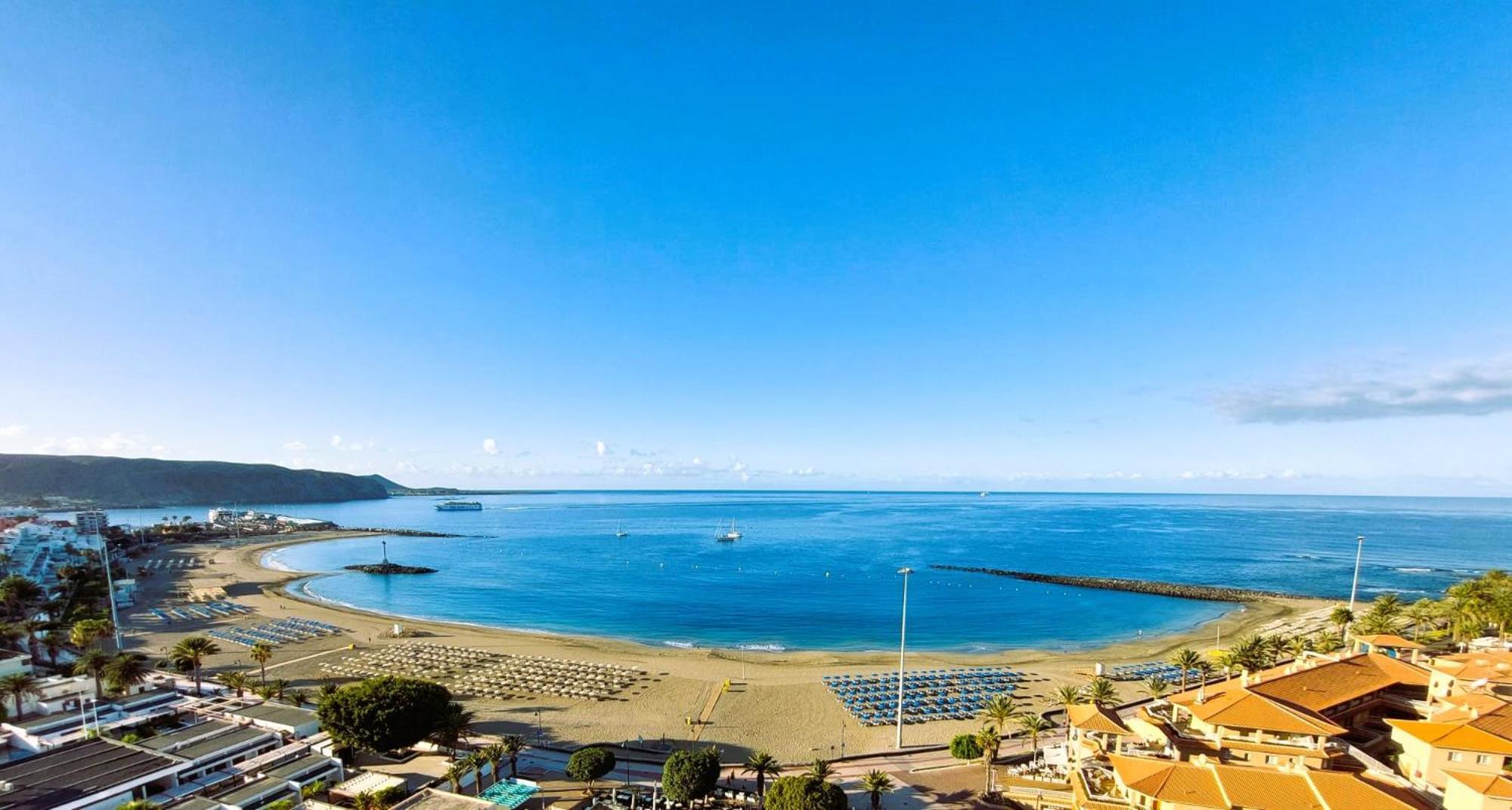 Frontal Ocean View Torres Del Sol Apartment Лос Кристианос Екстериор снимка